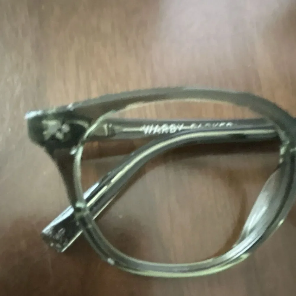 Warby Parker Carlton N 714 Green Full Rim Plastic Eyeglass Frames 48-17-135